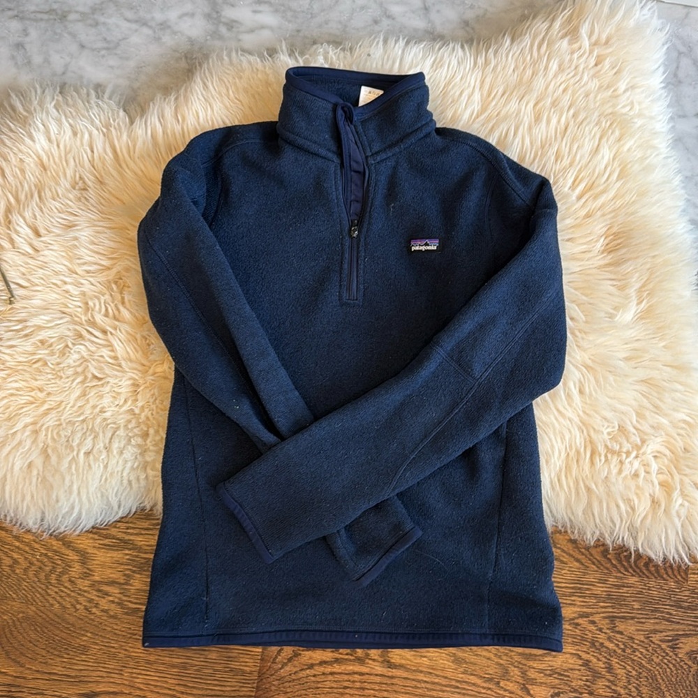 Patagonia Better Sweater 1/4 Zip Navy XS